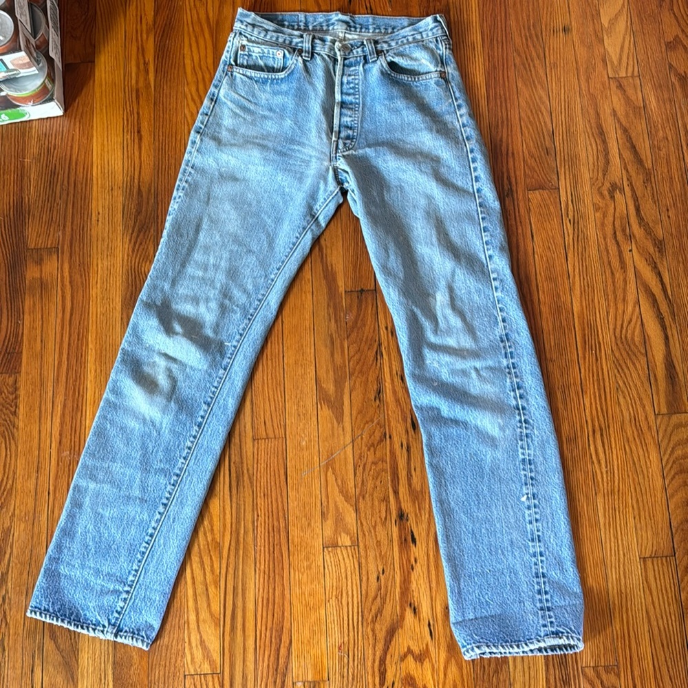 VINTAGE LEVIS denim 100% cotton sz 27 approx